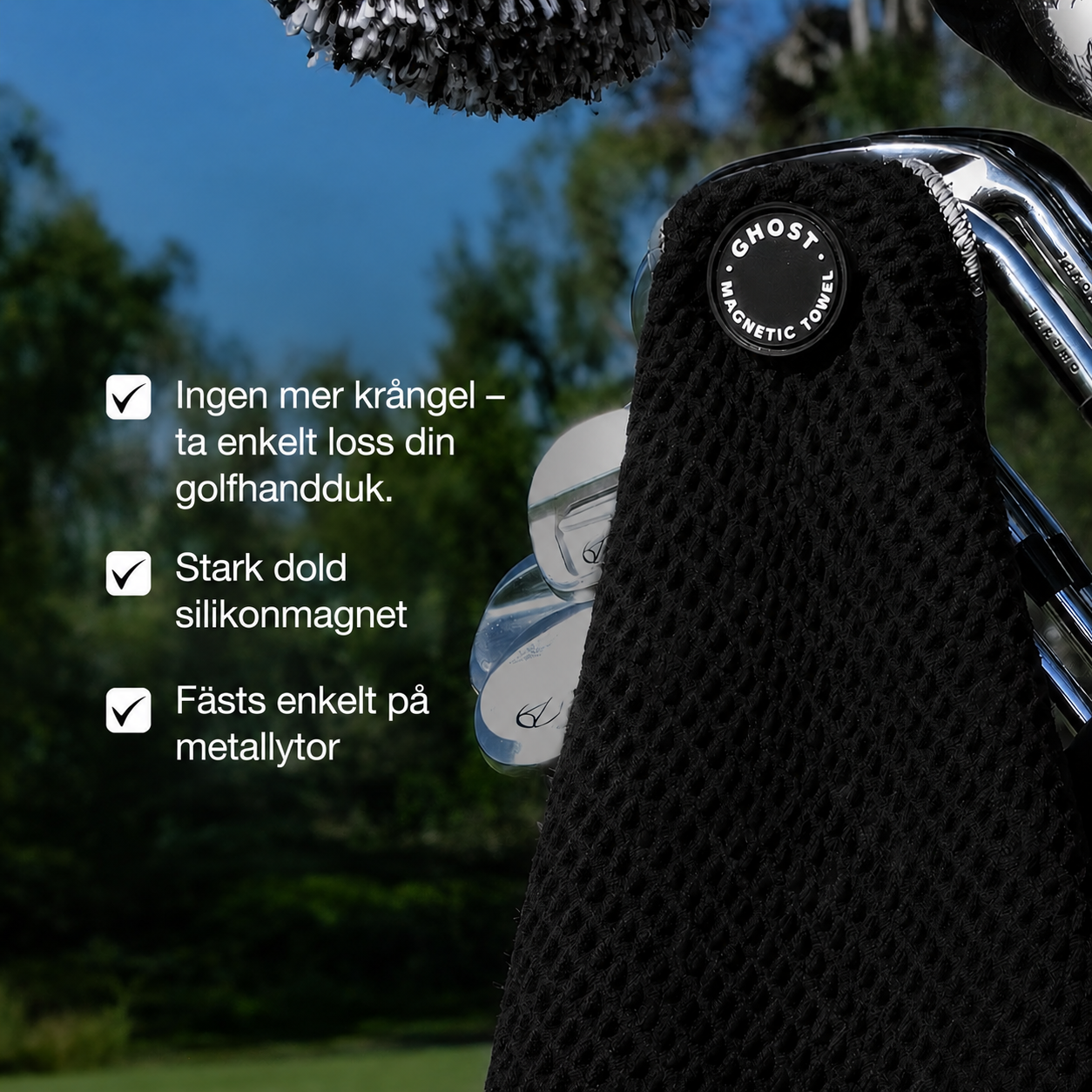 Magnetisk Golfhandduk